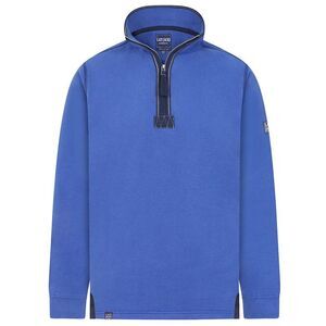 Lazy Jacks Mens Quarter Zip Sweatshirt / Royal Blue